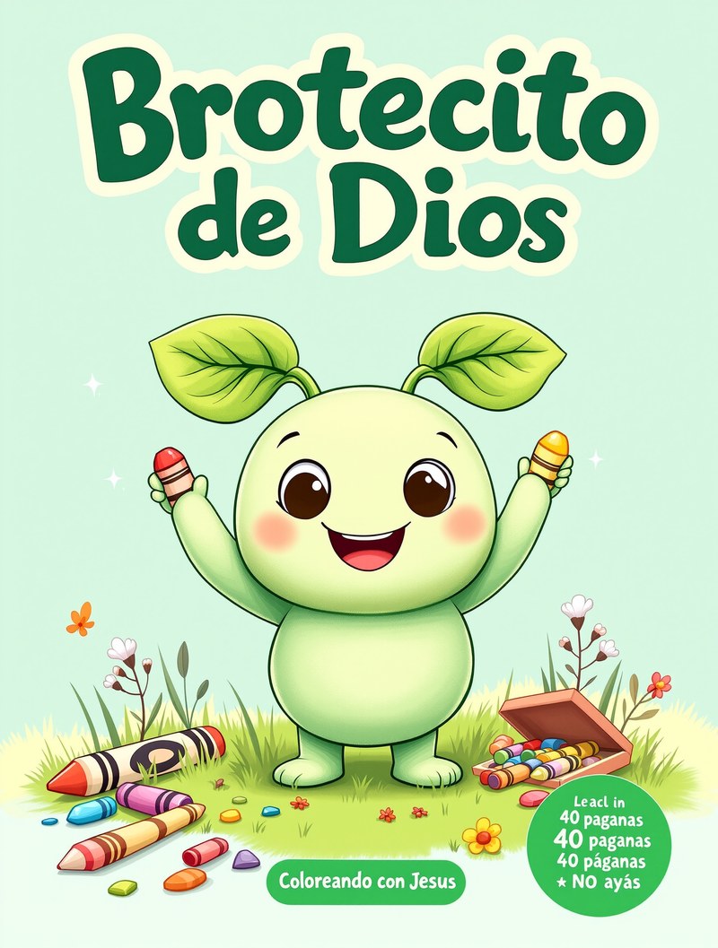 Brotecito de Dios — Coloreando con Jesús (español)